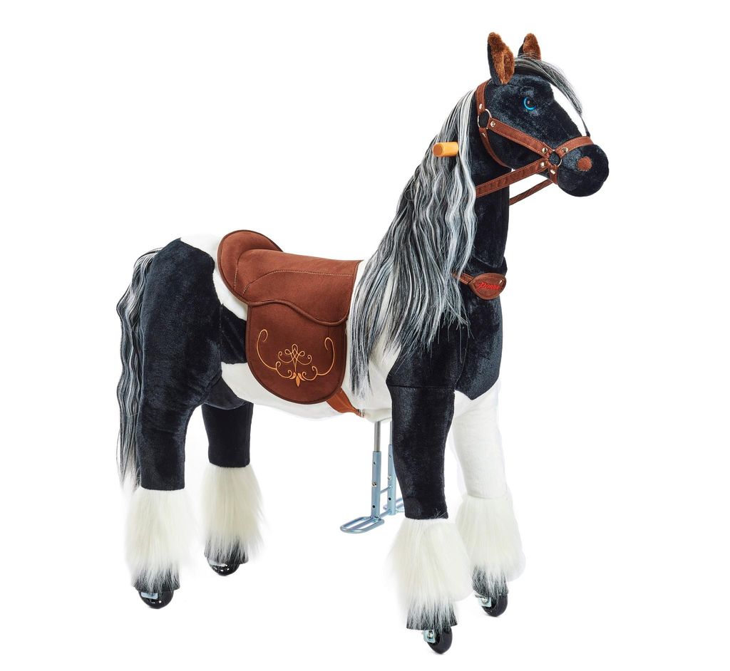 Ponnie Mechanisches Pferd auf Rollen Domino M - Reitpferd Produktbild 