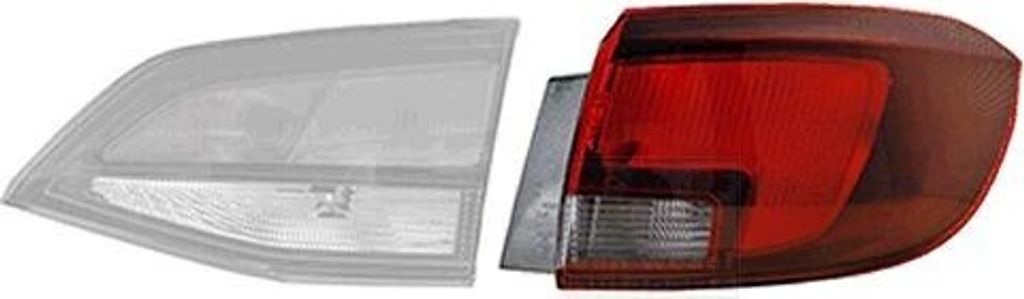 VAN WEZEL 3811922 - OE 13427517 Heckleuchte, rechts, äusserer Teil für Astra K