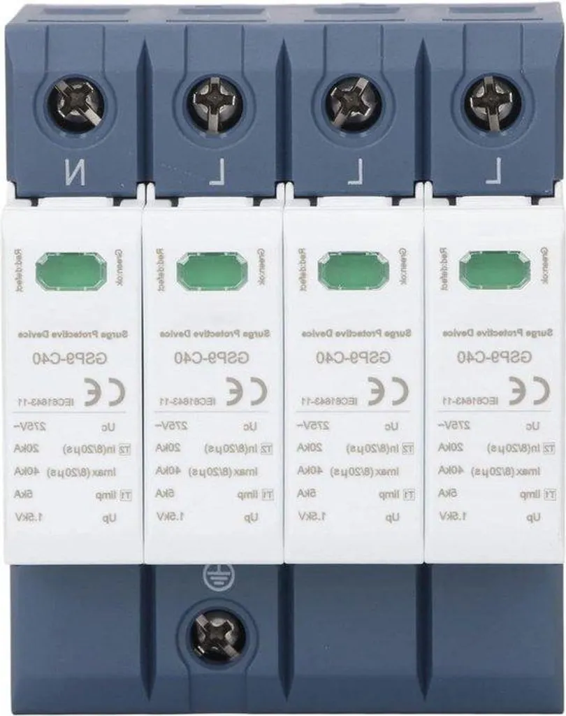 Protection Foudre 4P 275V AC - Pour Tableau Électrique Triphasé