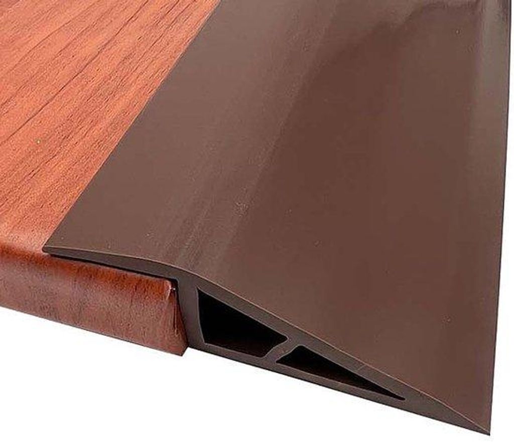 Übergangsprofiel 2M breit 7cm hoch 2cm dunkelbraun selbstklebend