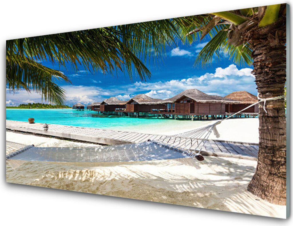Acrylglasbilder 100x50 Wandbild Druck Meer Strand Landschaft