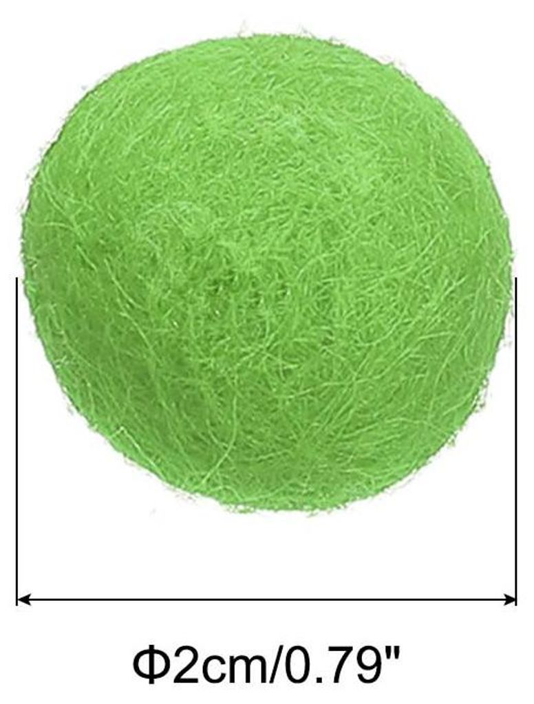 20 Stš¹ck Filzkugeln Bunt Wollfilz Perlen Set, 2cm Wollfilzkugeln Bunt Filz Pom Poms zum Basteln Filzb?lle fš¹r DIY Kreative Handgefertigt Deko...