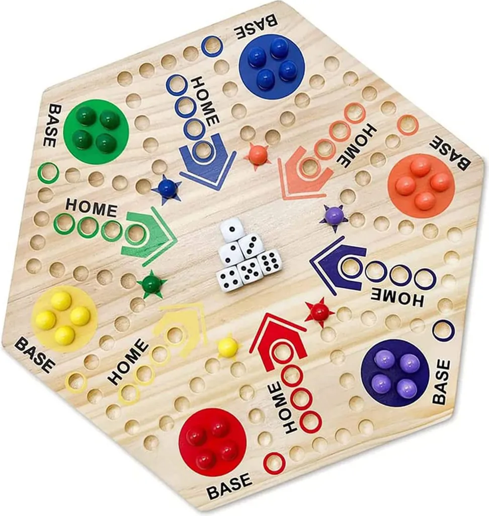 Jeu de société en marbre 39x33x1.5cm - Plateau de jeu traditionnel chic