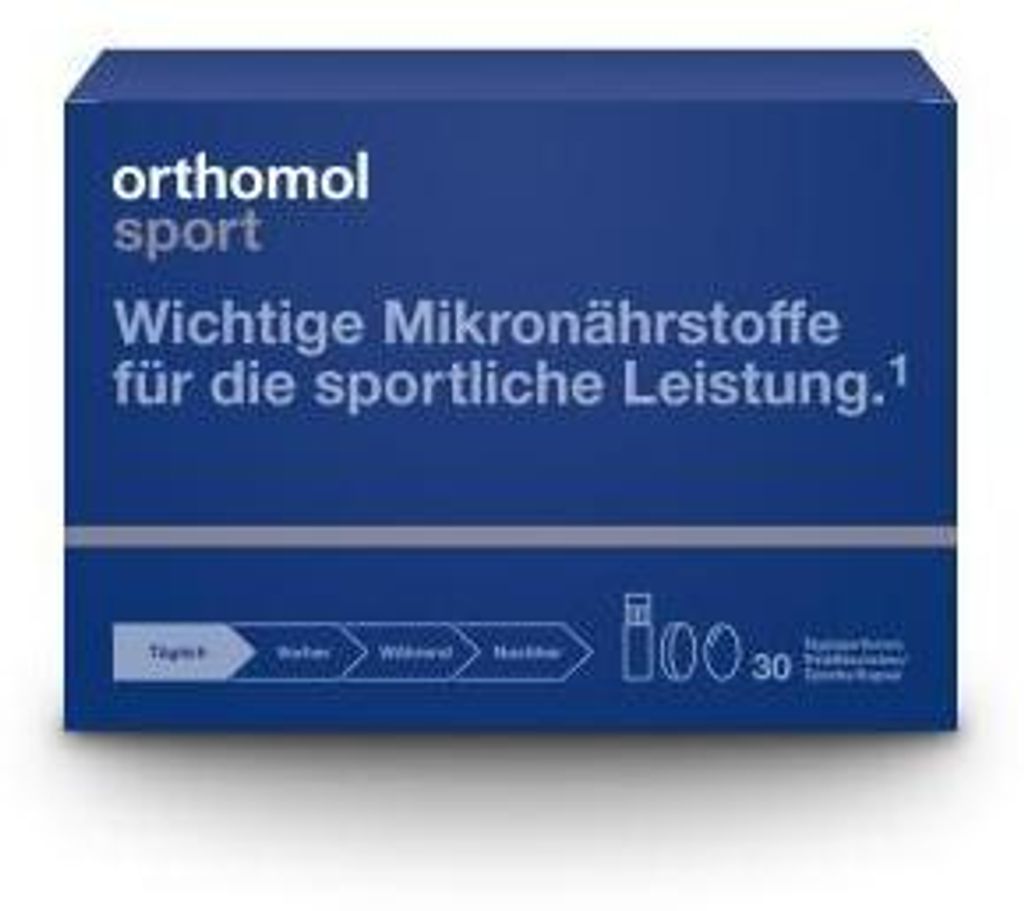 Orthomol Sport Trinkfläschchen/tabl./kaps.Kombip. 30 St Produktbild 