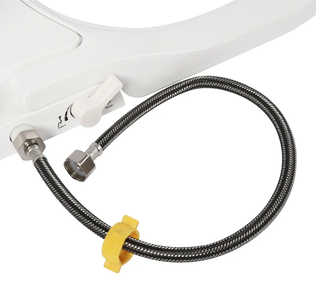 Bidet pour WC fixe contre les irritations avec double buse et prise EU