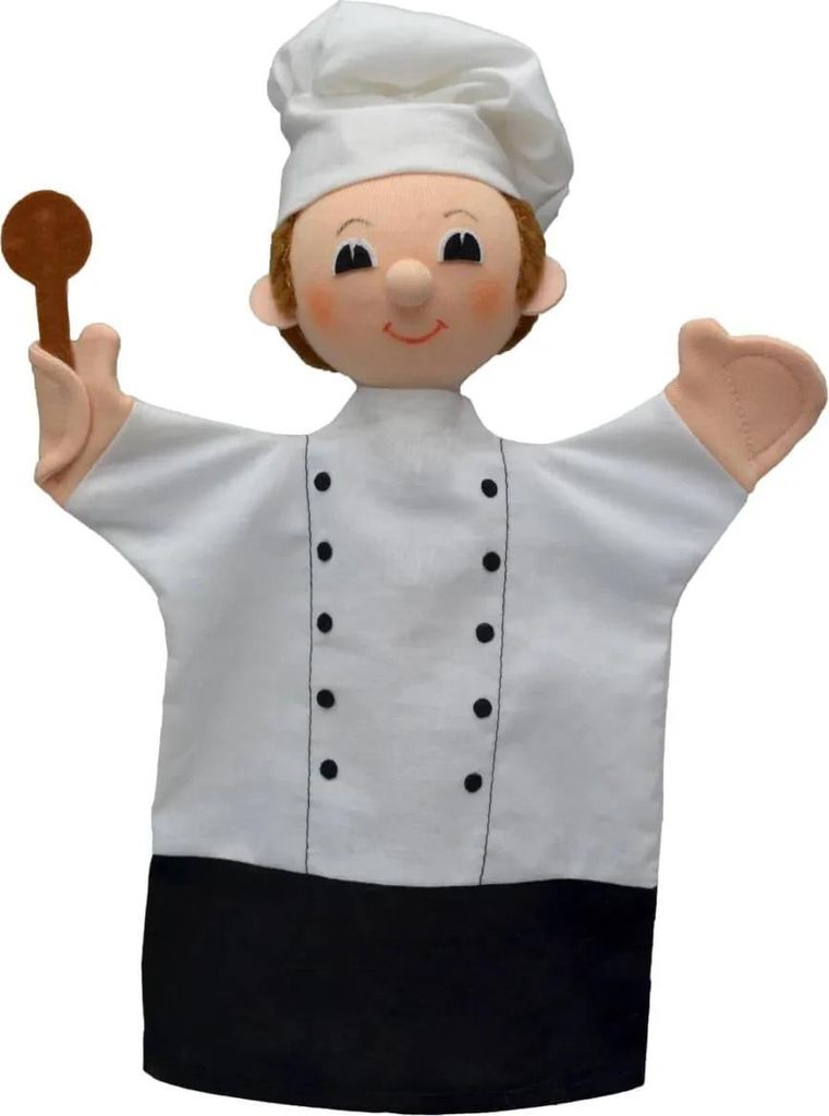 Maňásek na ruku kuchař, 26 cm Obrázek produktu 