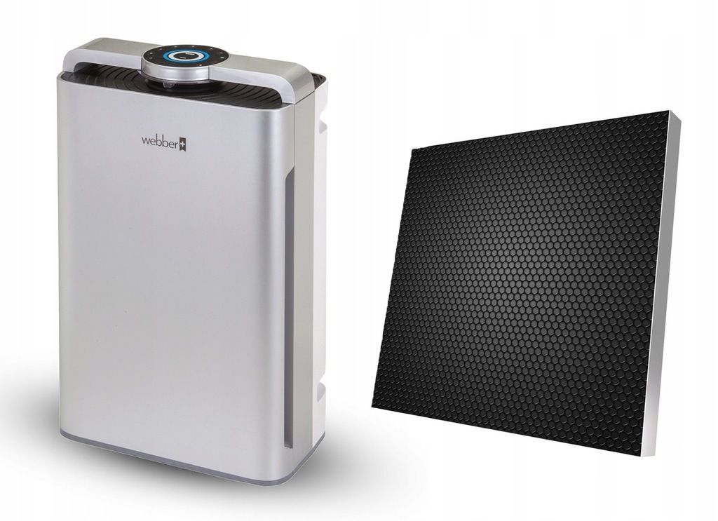 Luftreiniger & Luftbefeuchter Webber AP9700 WiFi SILBER – Intelligente Luftqualitätskontrolle