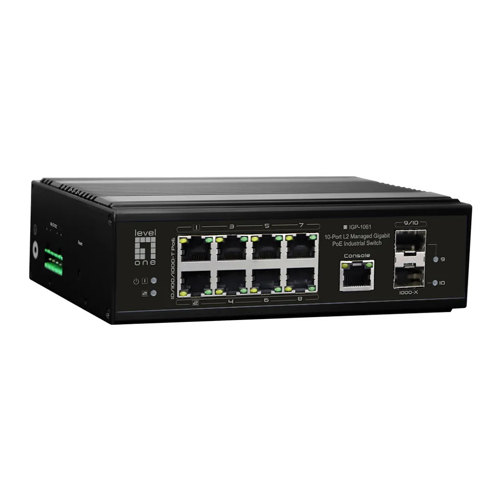 Switch Industriel LevelOne IGP-1061 : Fini les Pannes Réseau en PoE+