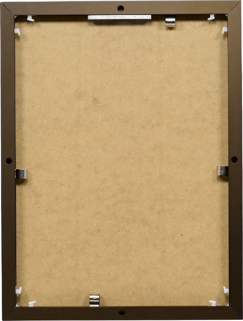 Cornice Elegante 20x25 Bronzo in Alluminio - Effetto Vetro Invisibile - 3