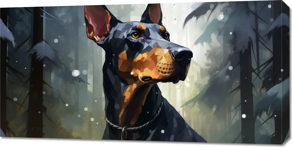 Quadro 100x50cm Il coraggio negli occhi