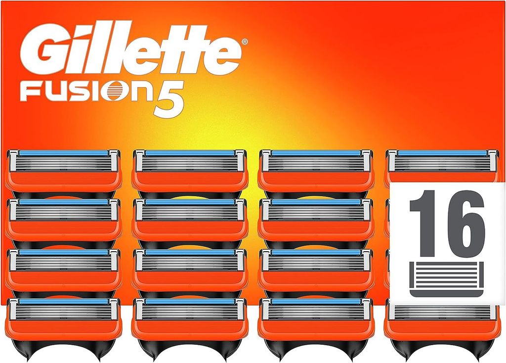 Lame di ricambio per rasoio Gillette Fusion5 – 16 lame – Immagine del prodotto 