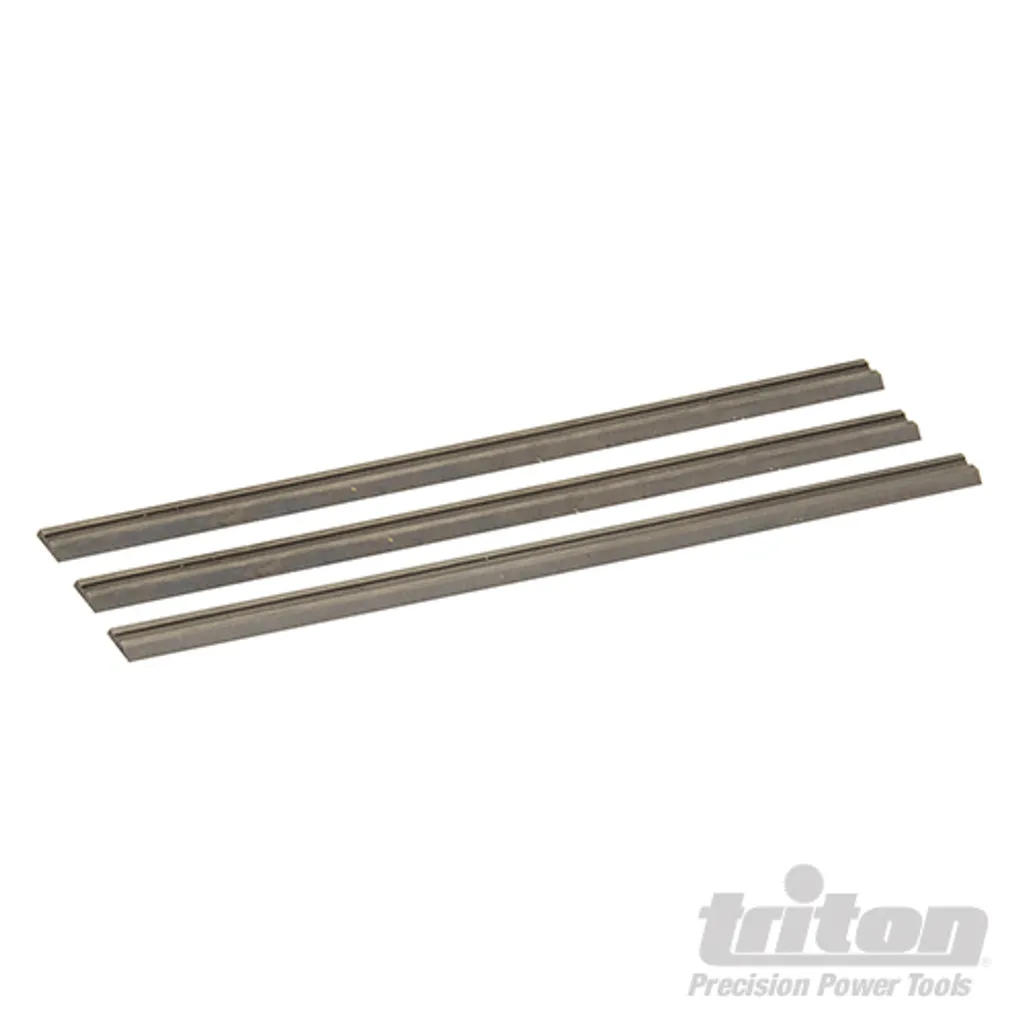 Couteaux de rabot Triton HSS haute résistance 82 mm - Pack de 3 pièces