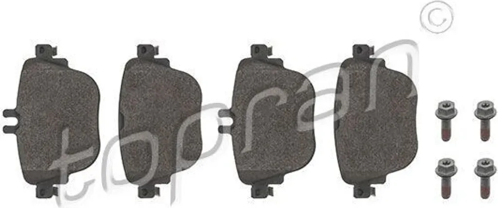 Garnitures de frein TOPRAN 624 510 haute performance OE A0004206200