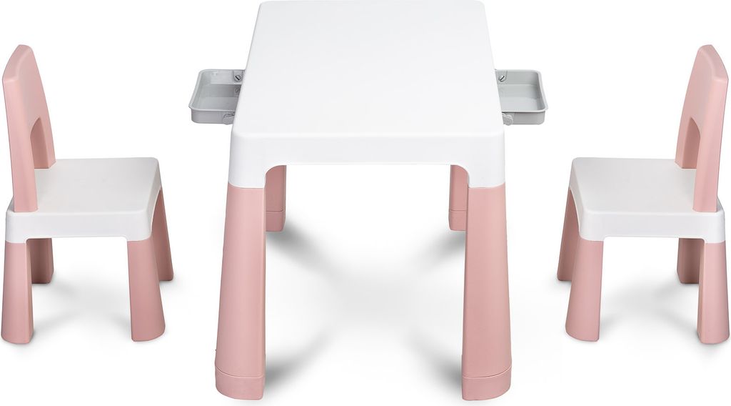 Toyz Set da tavola per bambini con 2 sedie Monti, rosa Immagine del prodotto 