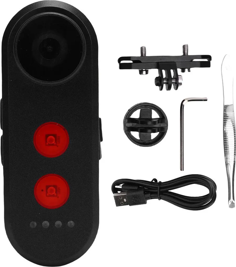 Sécurisez vos trajets à vélo avec cette caméra 1080p et feu arrière intégré