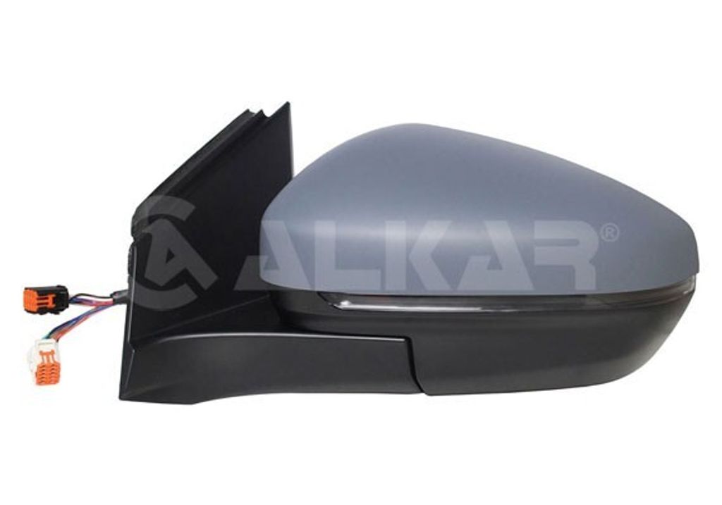 ALKAR 6151882 Außenspiegel Seitenspiegel Links passend für PEUGEOT 3008 SUV (M) Beheizt mit Memory Konvex Grundiert Elektrisch