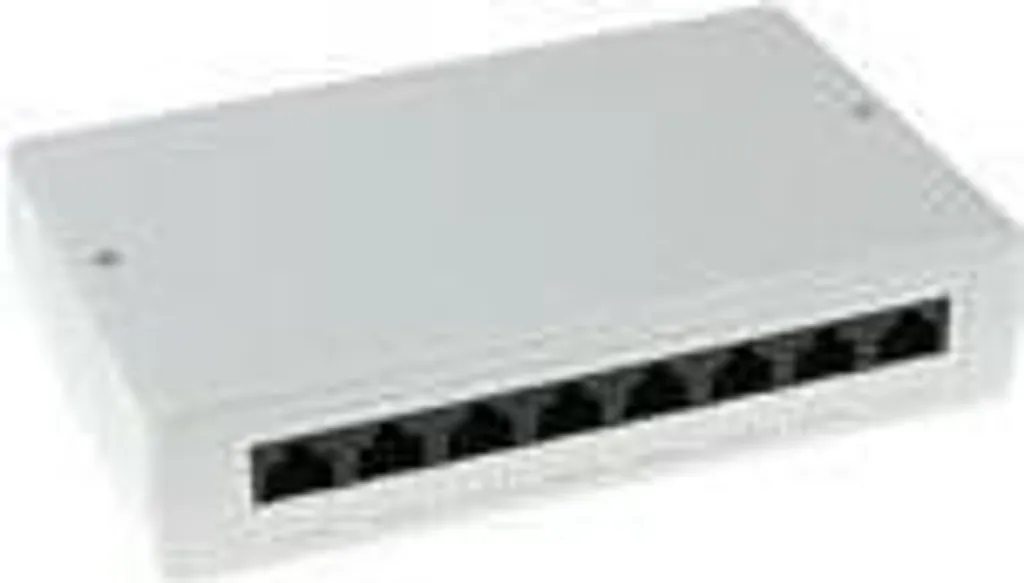 Boîtier CAT6 8 ports non blindé ACT FA6000 haute densité pour mur et sol