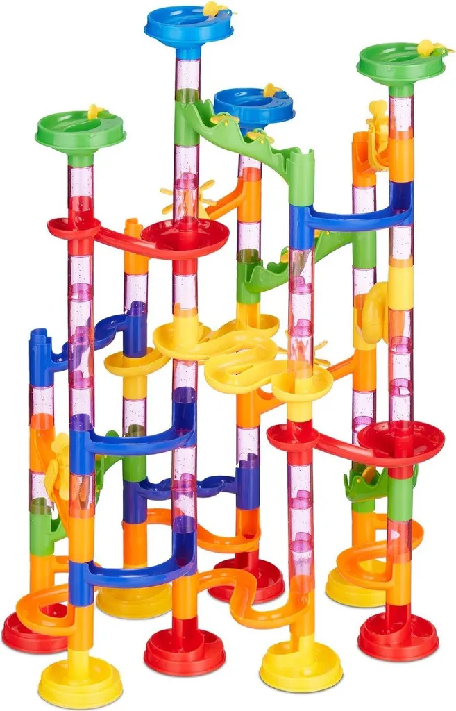 Circuit à billes de 120 pièces - Jeu de construction créatif et ludique