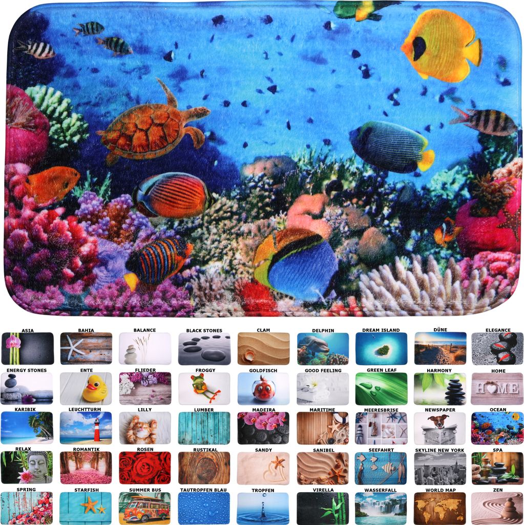 SANILO® Badteppich Ocean 50 x 80 cm Produktbild 