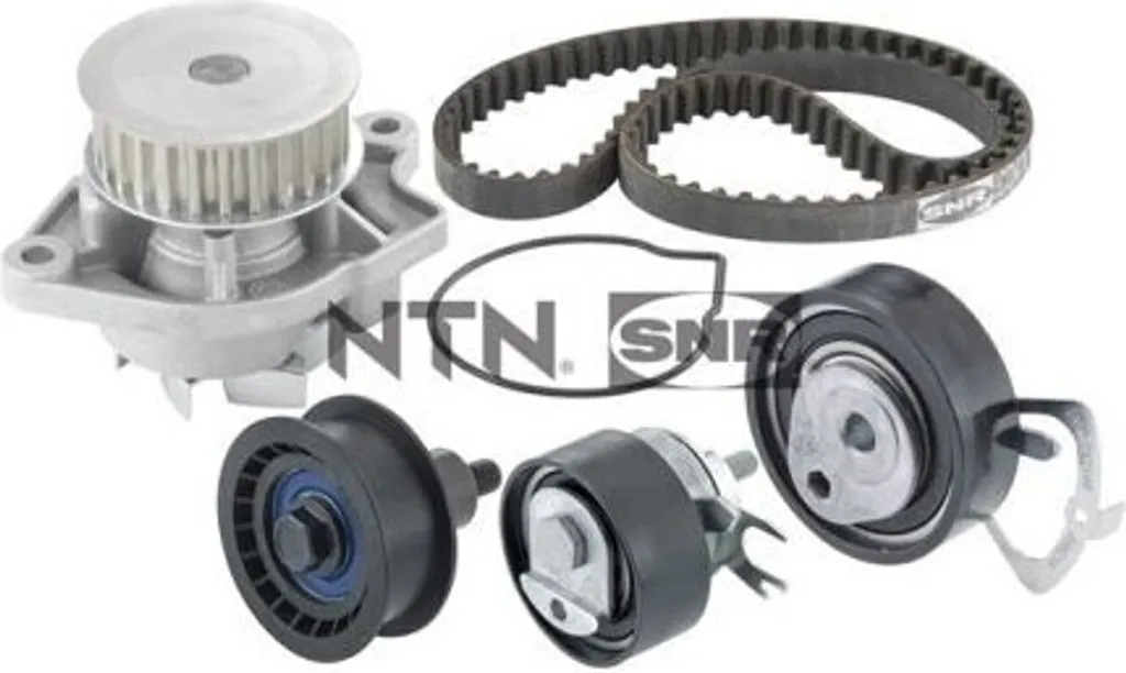 Kit pompe à eau et courroie SNR KDP457.820 pour Polo et Golf 6