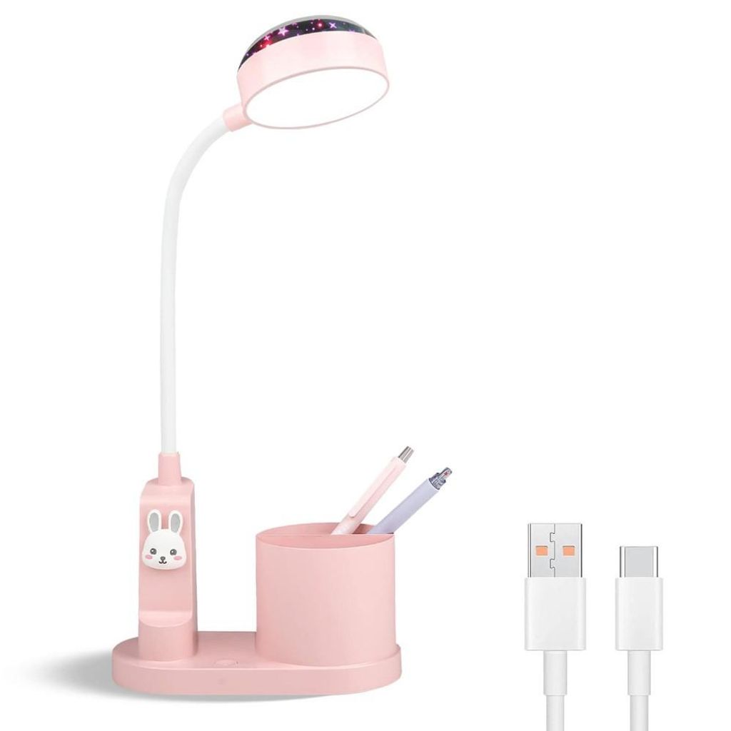 LED Schreibtischlampe, Nachttischlampe mit Stifthalter Produktbild 
