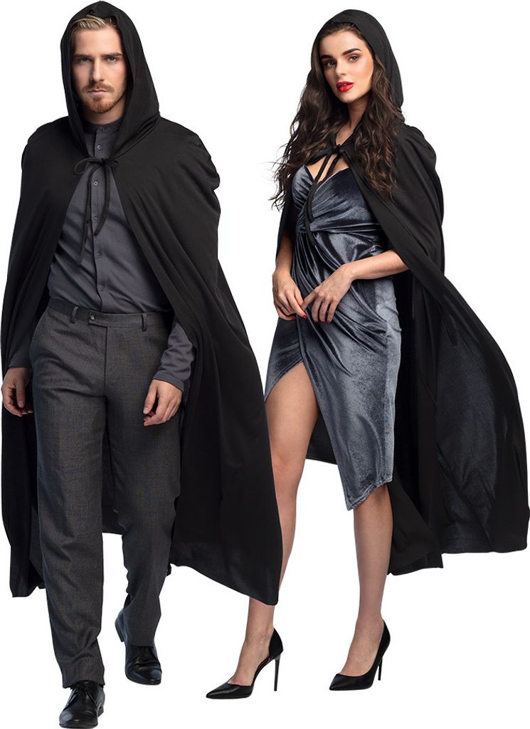 Cape Dusk Diable Cape Vampire noir Carnaval Halloween Image du produit 