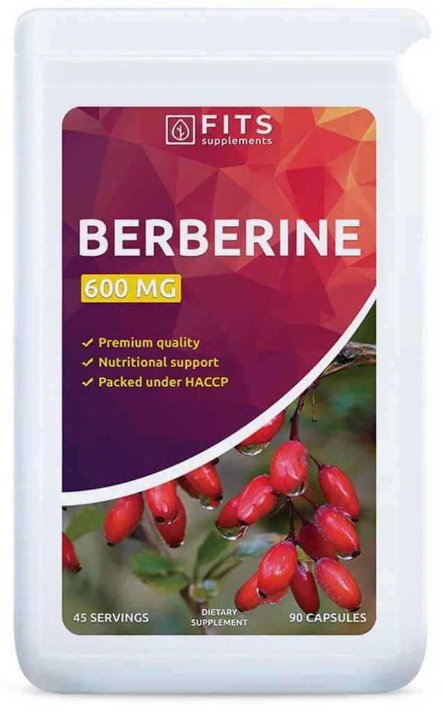 Berberine HCL Strong 600 mg, 90 gélules Image du produit 