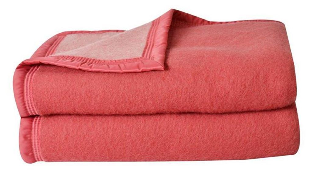 Wolldecke Woolmark doppelseitig
