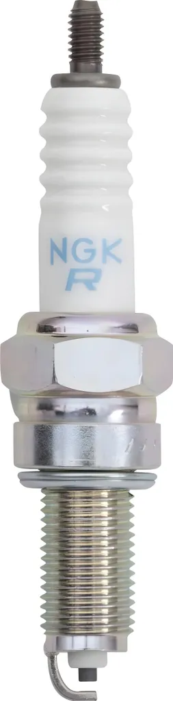 Set di candele NGK 2x MR7G-9E da corsa / candela da corsa soppressa, filettatura lunga 19,0 mm Ø 10,0 mm esagono 16,0 mm, distanza tra gli elettrodi 0,90 mm, potere calorifico 7, 90312