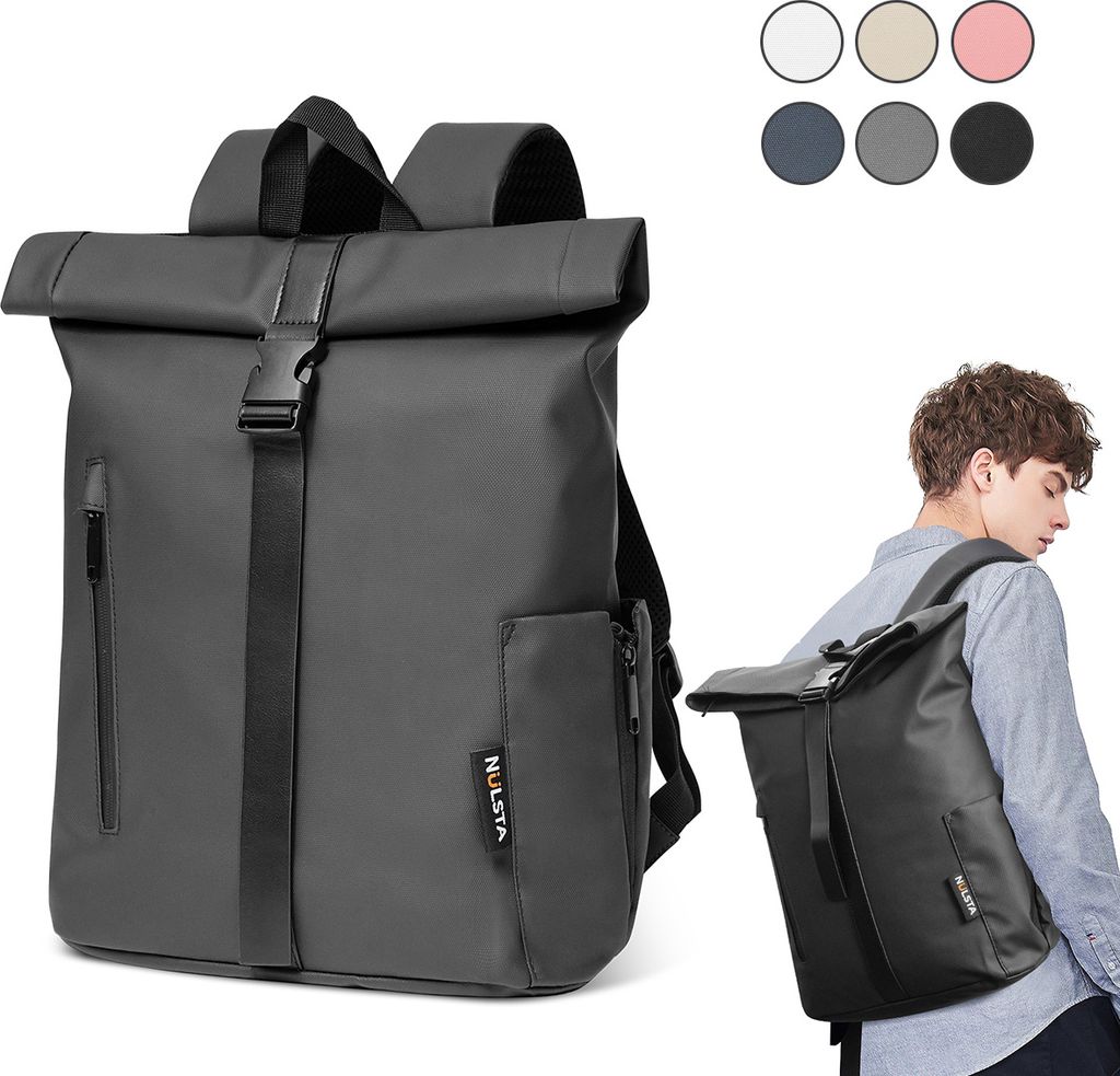 7MAGIC RollTop Rucksack 20L-25L, Laptoptasche 15,6 Zoll Groß Kapazität Daypack, Schulrucksack Backpack Fahrradrucksack Freizeitrucksack für Uni ...