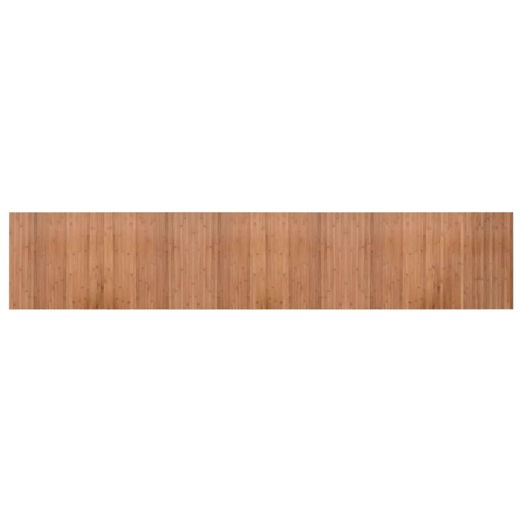 Tapis rectangulaire naturel 60x300 cm bambou Image du produit 