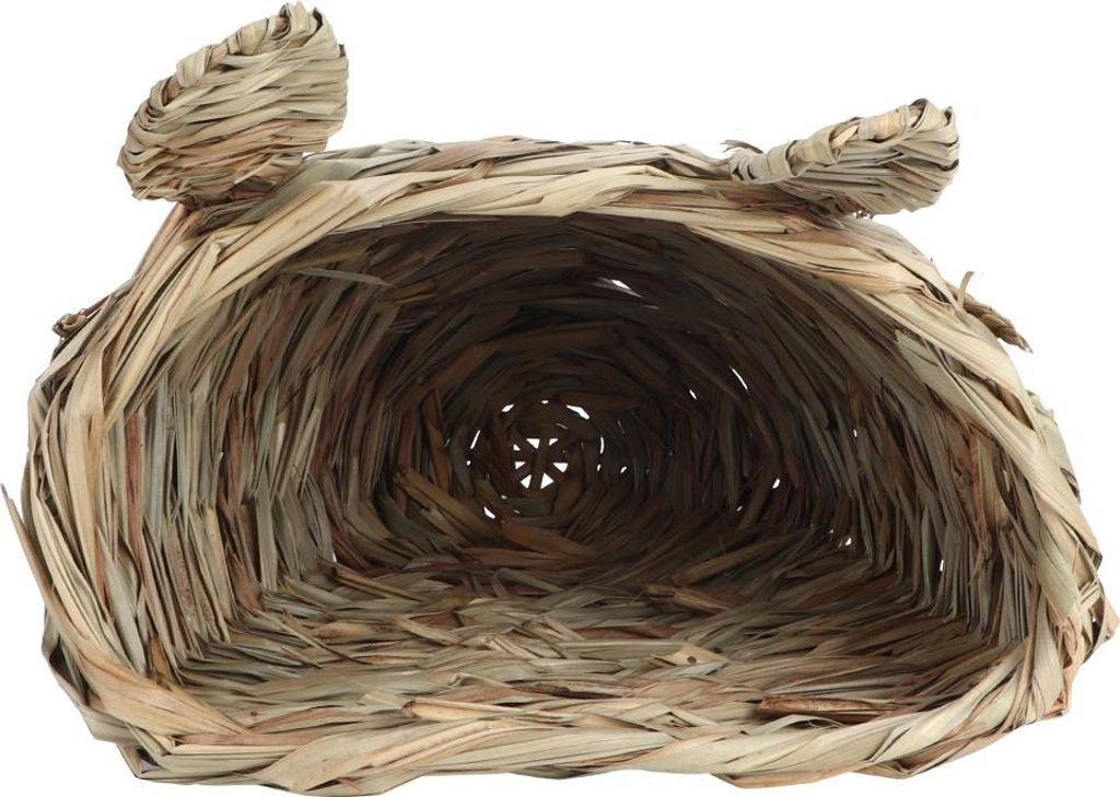 Strohgeflecht Kaninchenkopfform Chinchilla Hamster Igel Gras Warmes Hausnest