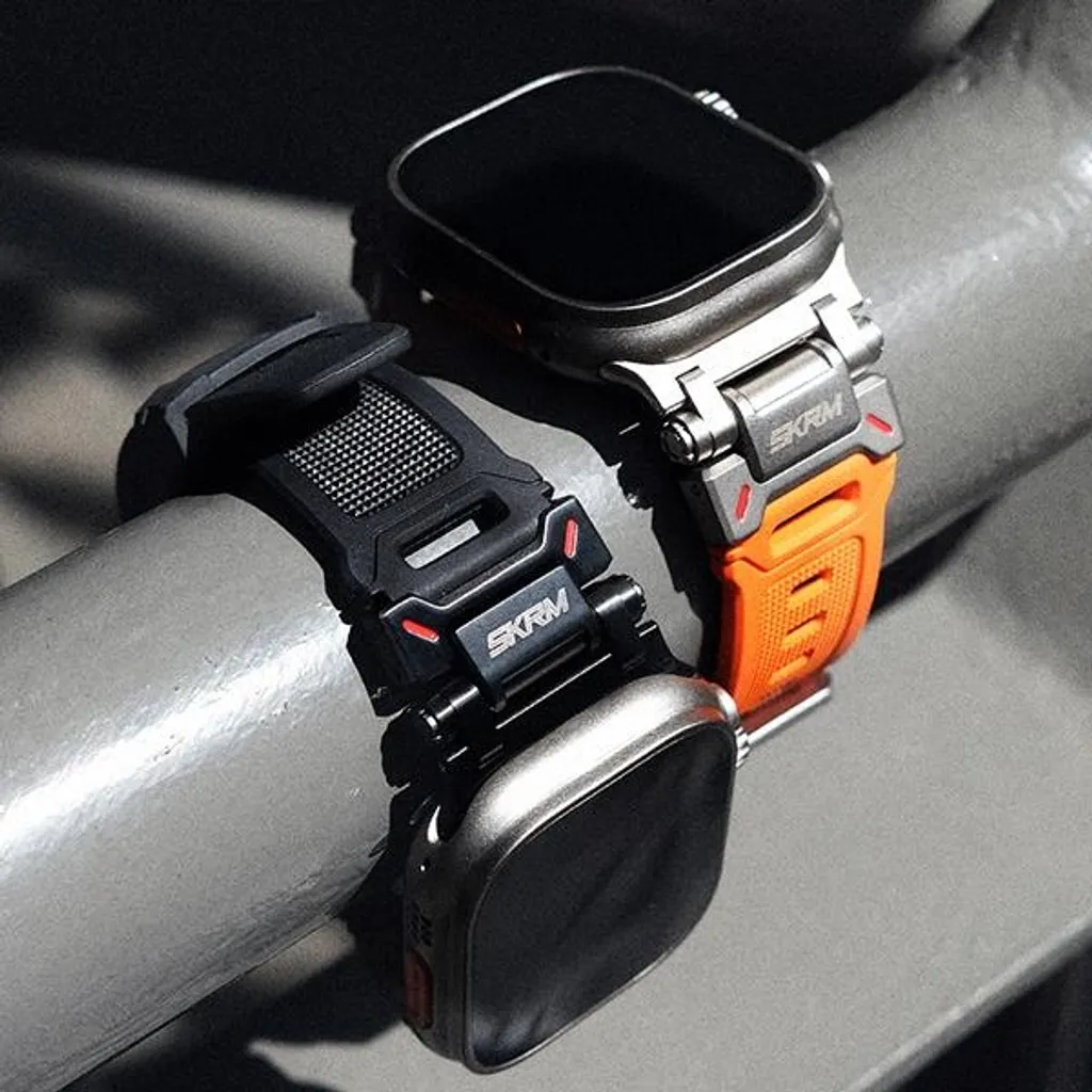 Skinarma Titon Cinturino per Apple Watch Ultra 49mm - Nero Originale - 5