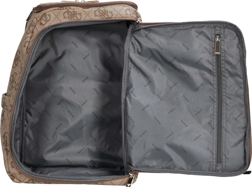Sac à dos polyvalent Berta U-Zip - Grand compartiment et logo charbon - 6