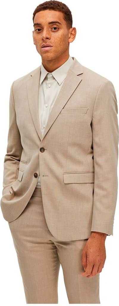 Selected Neil Slim Fit Blazer Beige 54 Mann Beige 54