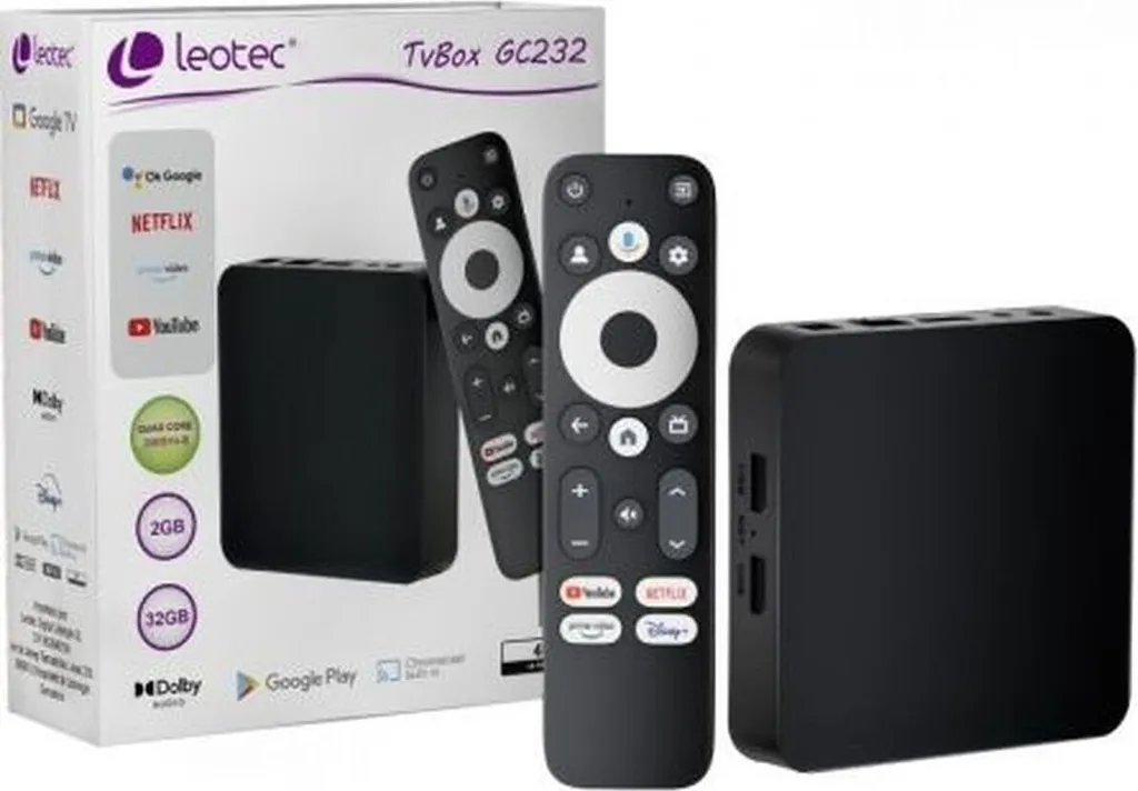 Offerta Leotec TV Box 4K GC232 32GB - Miglior Prezzo Android TV