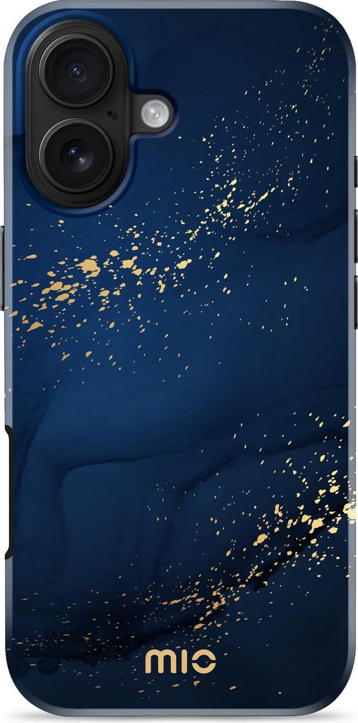 MIO iPhone 17 MagSafe Hülle Hardcase Backcover - Midnight Sparkle
