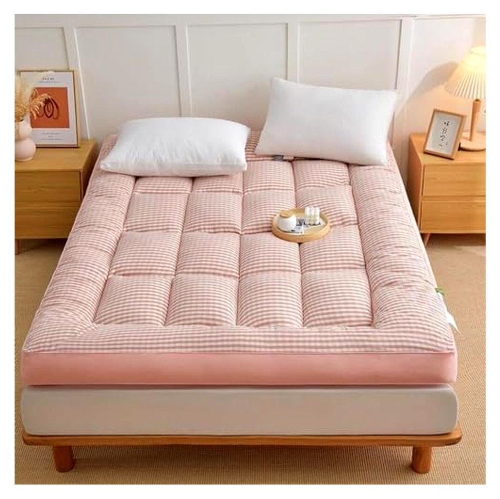 Verdickte faltbare Bodenmatratze, japanische gesteppte Futon-Matte, tragbare Gästebettmatratze, geeignet für Reisen und Schlafsäle