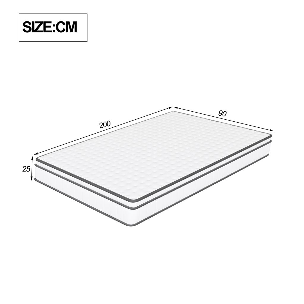 ProximaX 90x200cm 7zónová matrace s pružinovým jádrem, Obrázek produktu 