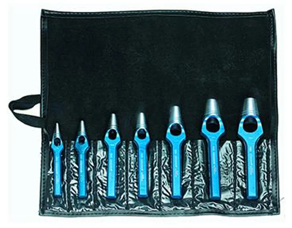 Emporte-pièce pour joints et caoutchouc : set de 7 outils de perçage