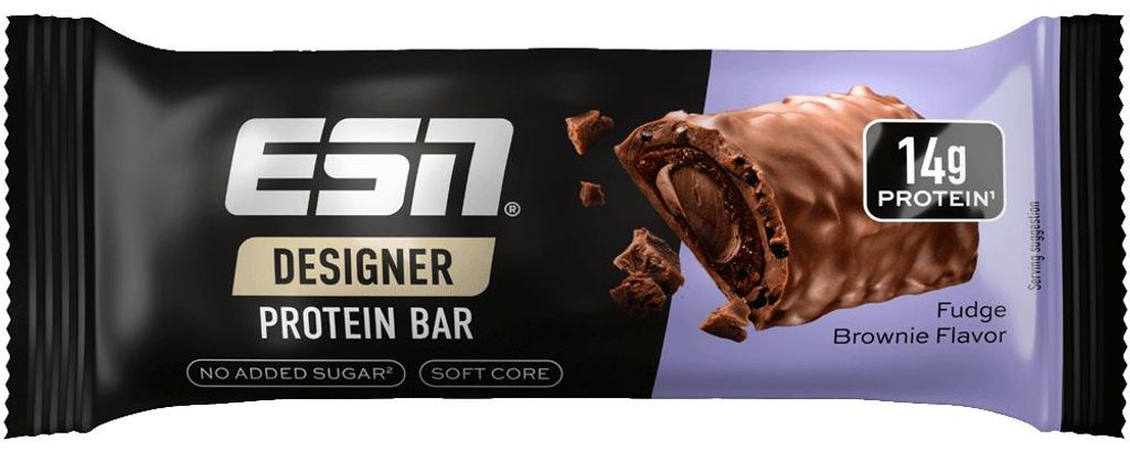 ESN Designer Protein Bar FUDGE BROWNIE FUDGE BROWNIE One Image du produit 