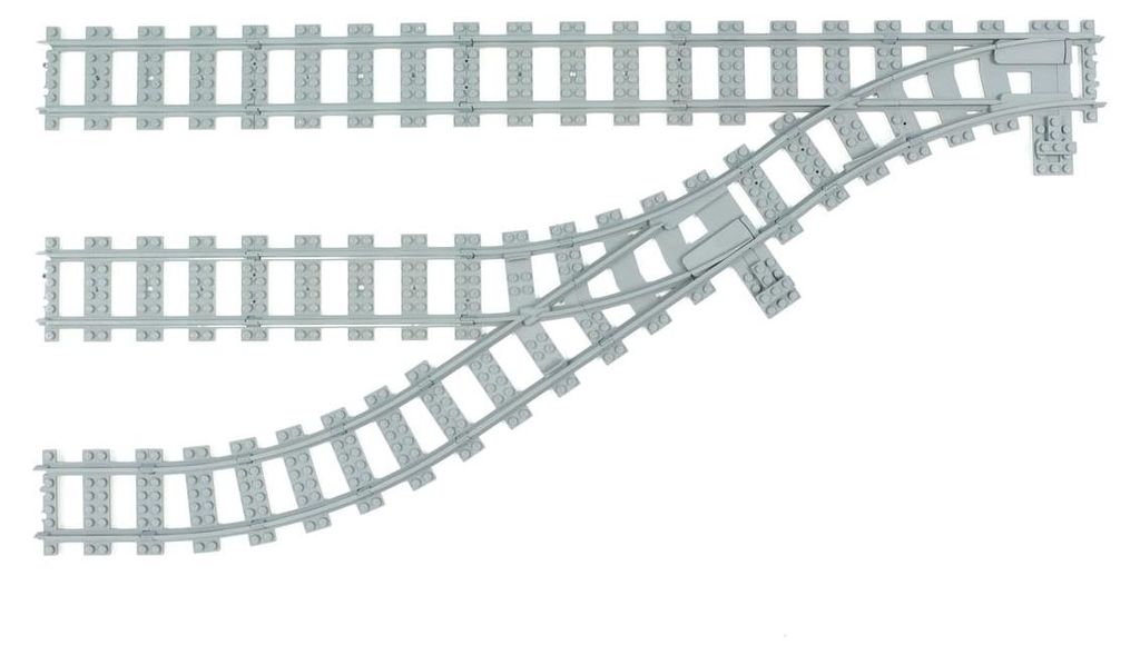 Trixbrix Rangierbahnhof 3-gleisig links R40 – Schienen Produktbild 