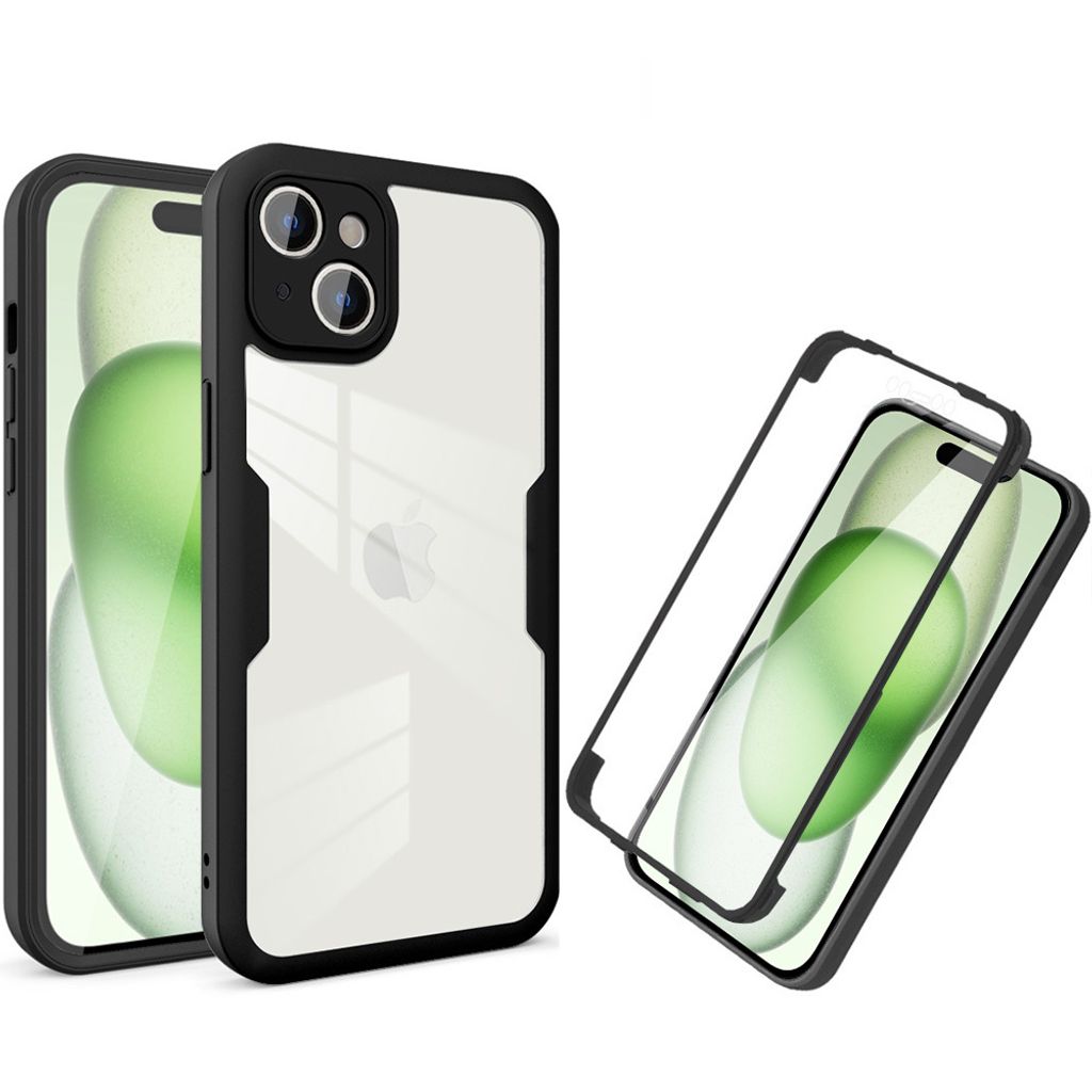 Custodia per iPhone 15, protezione completa a 360° con Immagine del prodotto 
