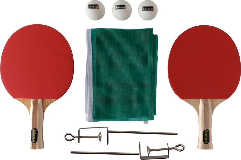 Idena Tischtennis-Set "Champ" / mit Netz und 2 Tischtennisschläger