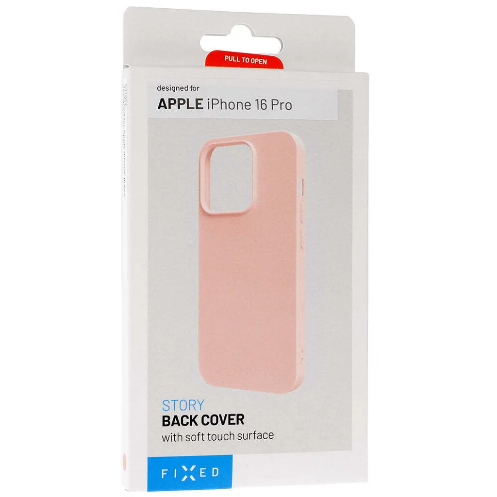 FIXED Fixed Story | Back cover | Apple | iPhone 16 Pro | Rubberized | Pink - 2