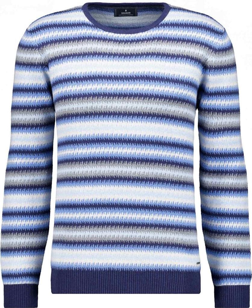 Ragman Strickpullover gestreift