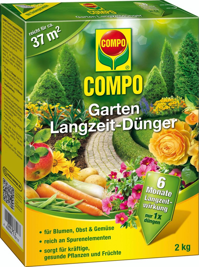 COMPO Garten Langzeit-Dünger 2 kg Produktbild 