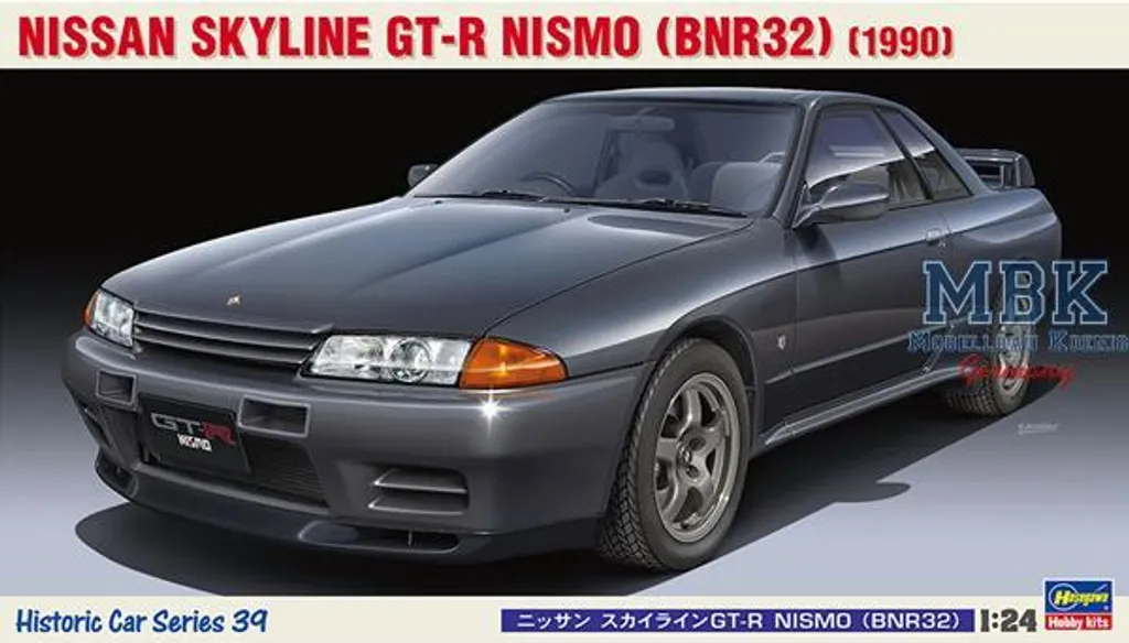Maquette Voiture Nissan Skyline GT-R Nismo 1990 Hasegawa BNR32 1/24e