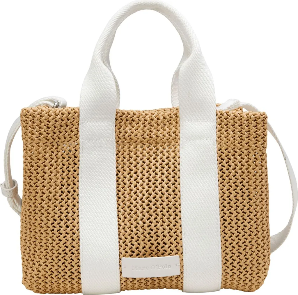 Sac à épaule bandoulière Romy Crossbody Bag Marc O'Polo blanc et beige
