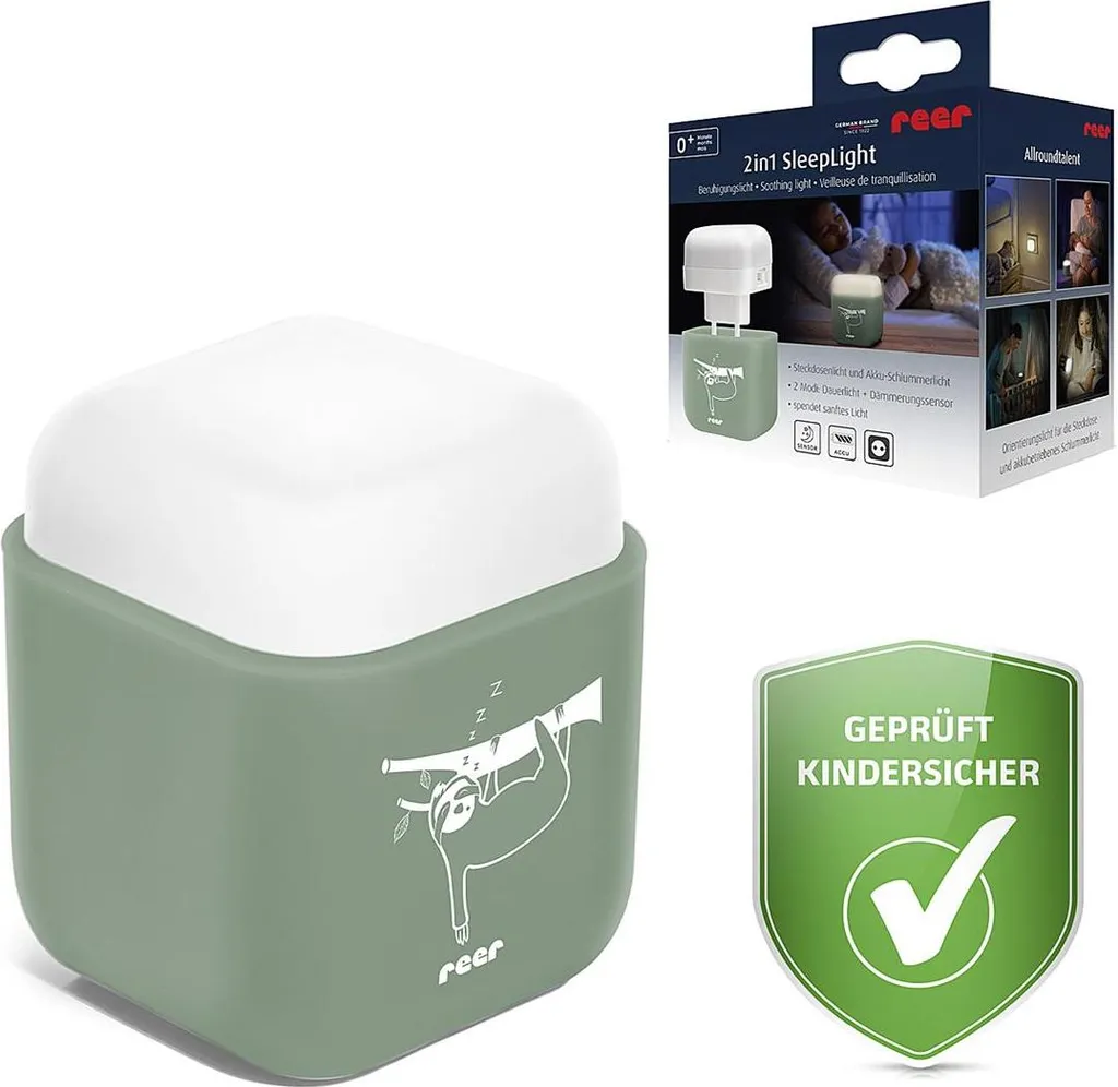 Veilleuse 2in1 SleepLight à Intensité Variable et Batterie Longue Durée